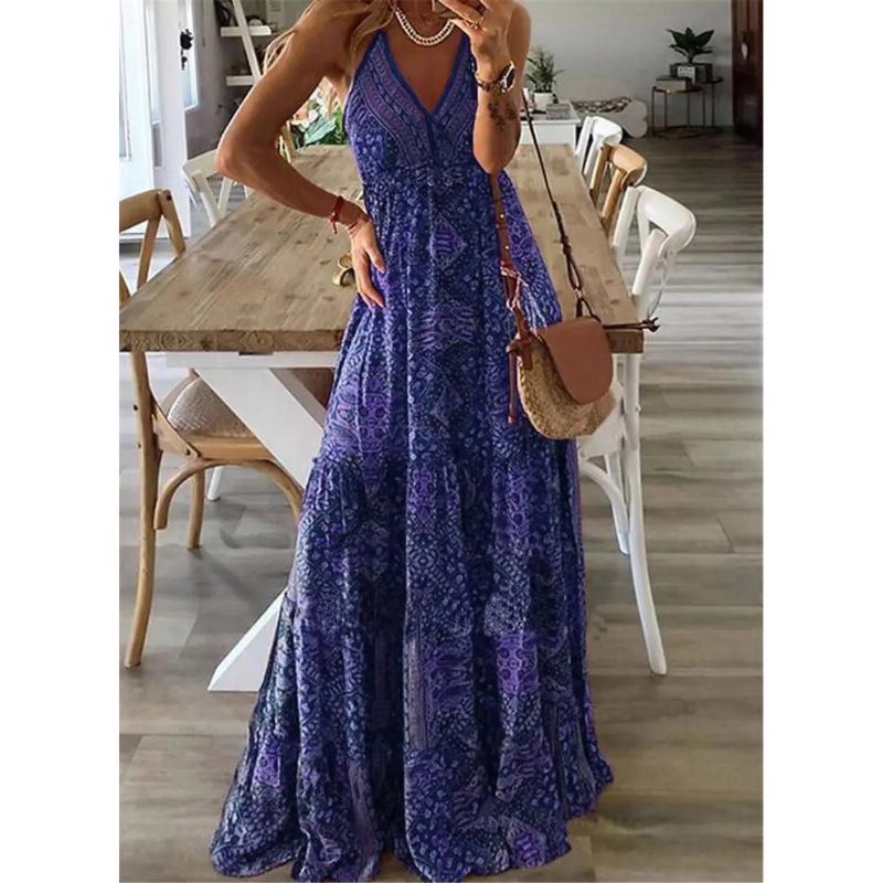 Summer Floral Maxi Dress - Aiah Collection