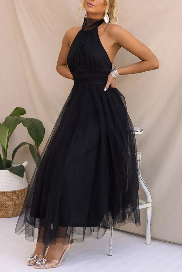 Chic Off-the-Shoulder Evening Dress