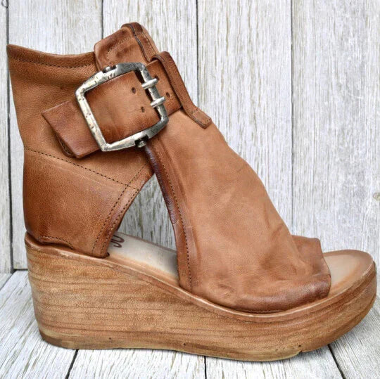 Bohemian-Inspired Wedge Sandals for Women
