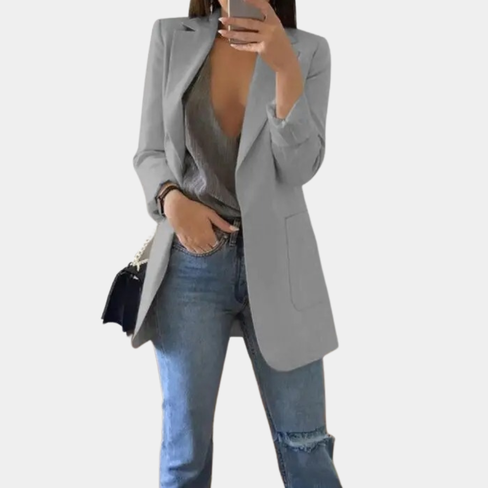 Casual Women's Blazer with Relaxed Fit