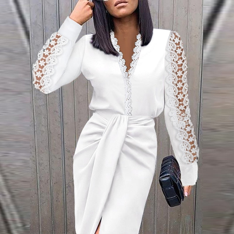 Chic Long Cocktail Dress for Women | Opulent Evening Gown